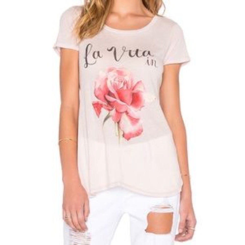 WILDFOX La Vita in graphic top